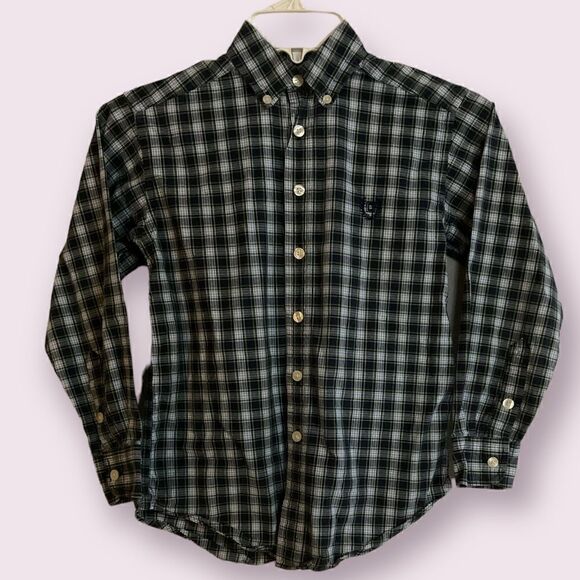 Chaps Other - Chaps Collared Long Sleeve Button Down Boys Shirt